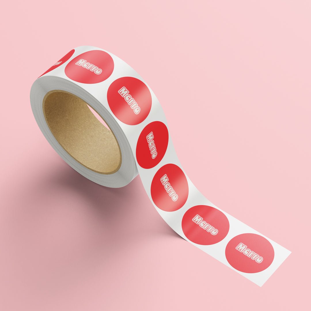 Custom Die Cut Sticker Roll - Customizable